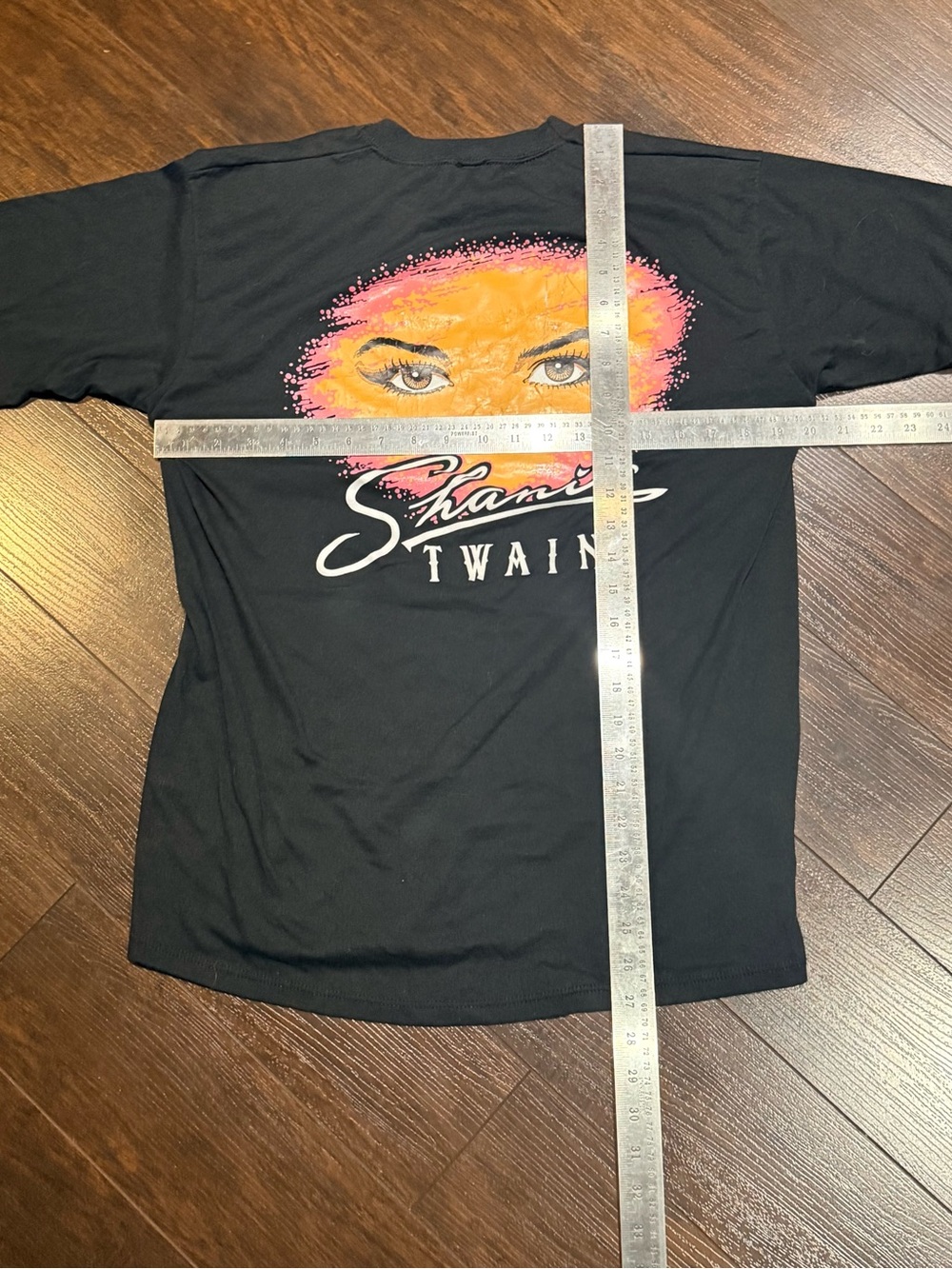 Vintage 90s Shania Twain Size L Single Stitch Jerzees Rare 50/50 Made In USA - Picture 11 of 11